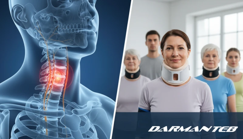 آسیب‌های گردن: علل شایع، انواع مشکلات و نقش گردن بندهای طبی در پیشگیری و درمان